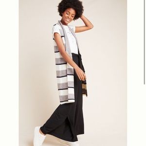 Anthropologie Pencey Longline Knot vest size Medium